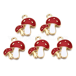 Autumn Theme Alloy Enamel Pendants&nbsp;ENAM-T009-46E-RS