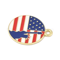 Independence Day Alloy Enamel Pandants&nbsp;LS-FIND-M083-05K-G
