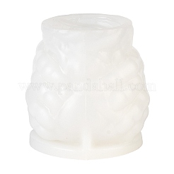 ハロウィン DIY キャンドル作り  レジン型  UVレジン用  エポキシ樹脂工芸品作り  ホワイト  ハート  81x60x90mm  内径：70x73x78mm&nbsp;AJEW-U014-01B