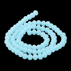 Imitation Jade Solid Color Glass Beads Strands&nbsp;X-EGLA-A034-J10mm-MD04