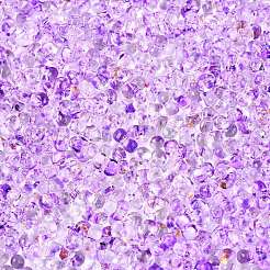 Spray Painted with Glitter Powder Glass Seed Beads&nbsp;SEED-T007-09B
