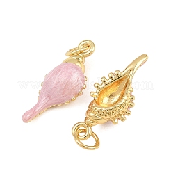 Brass Enamel Pendants&nbsp;KK-CBA3297-04B-G05