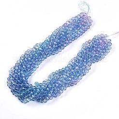 Baking Paint Transparent Glass Beads&nbsp;X1-DGLA-A035-T10mm-A06