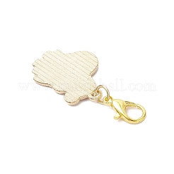 Christmas Alloy Enamel Pendant Decorations&nbsp;HJEW-JM03524