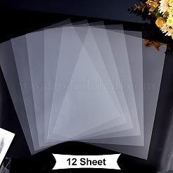 塩ビプラスチックシーリング保護フィルム  樹脂シェーカー金型用透明シールフィルムステッカーフリーカッティング  長方形  透明  300x210x0.2mm&nbsp;FIND-OC0001-23B
