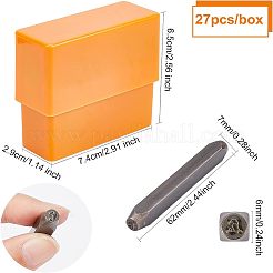 Carbon Steel Stamps&nbsp;AJEW-WH0092-16