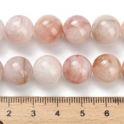 Natural Pink Morganite Beads Strands&nbsp;G-H335-B01-12mm