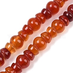 Natural Red Agate(Dyed & Heated) Beads Strands&nbsp;G-P595-B02-01