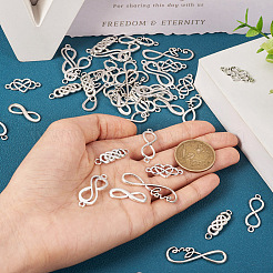 42Pcs 7 Styles Tibetan Style Alloy Connector Charms&nbsp;FIND-TA0003-14