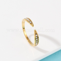 304 Stainless Steel Cuff Open Rings&nbsp;LS-RJEW-S629-10G-B
