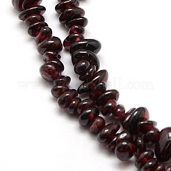 天然石ガーネットビーズ連売り  グレードAB  チップ  6~12x4~6x3~5mm  穴：1mm  32インチ&nbsp;G-P035-18