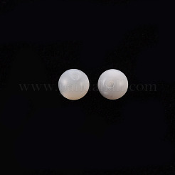 天然トロチッドシェル/トロカスシェルビーズ  片穴  ラウンド  貝殻色  4mm  穴：0.8mm&nbsp;SSHEL-T014-29D