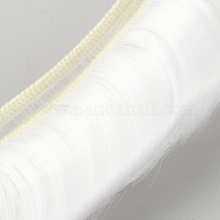 高温ファイバー人形のヘア前髪  DIY人形製作用品  ホワイト  980~1000x50mm&nbsp;DIY-WH0588-95I