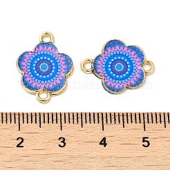 Printed Alloy Enamel Connector Charms&nbsp;ENAM-CJC0020-28F