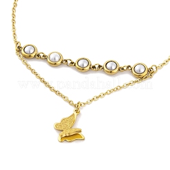 Ion Plating(IP) 304 Stainless Steel Anklets&nbsp;AJEW-H148-09G-02