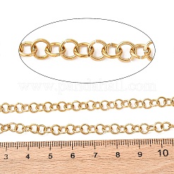 304 Stainless Steel Rolo Chains&nbsp;CHS-G049-02G-02