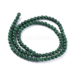 Natural Malachite Bead Strands&nbsp;G-O152-47-4mm