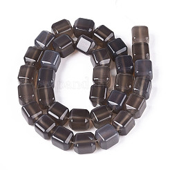 Natural Grey Agate Beads Strands&nbsp;G-N353-03A-01