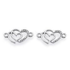 Alloy Rhinestone Links connectors&nbsp;ALRI-Q065-23P