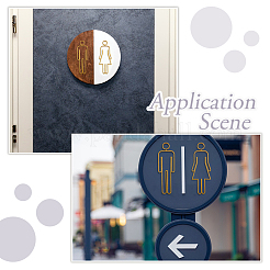 8Pcs Acrylic Adhesive Stickers Set&nbsp;DIY-FH0009-82A