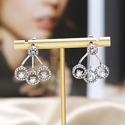 Chic and Stylish Flat Round Alloy Stud Earrings&nbsp;DS9375