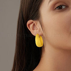 5 Pairs 5 Colors Zinc Alloy Hoop Earrings for Women&nbsp;EJEW-HY0001-24