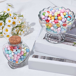 1袋 2色の小さなクラフトフォームボール  ラウンド  DIYの結婚式の休日の工芸品を作るために  ミックスカラー  7~10mm  0.5bag /カラー&nbsp;KY-SP0001-82