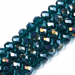 Electroplate Glass Beads Strands&nbsp;EGLA-A034-T10mm-B25