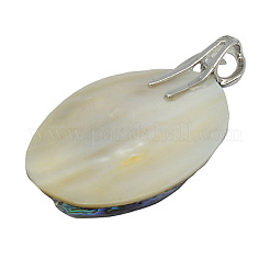 Paua Shell Big Pendants&nbsp;SSHEL-H063-1