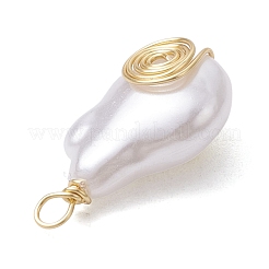 ABS Plastic Imitation Pearl Pendants&nbsp;PALLOY-JF02600-01