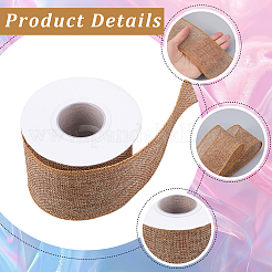 9.1M Burlap Lace Rolls&nbsp;OCOR-WH20048-01M