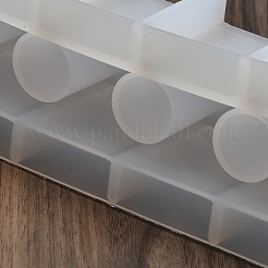 DIYシリコン鋳造型  UVレジン用  エポキシ樹脂工芸品作り  ホワイト  長方形  65x252x58mm&nbsp;LS-AJEW-U021-07A