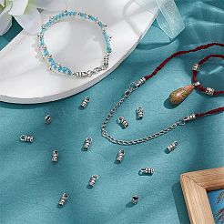 200Pcs Tibetan Style Alloy Cord Ends&nbsp;TIBE-NB0001-29AS