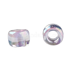トーホー 15/0ラウンドビーズ  日本製シードビーズ  （171l）染めた淡いピンクの透明な虹  1.5mm  穴：0.7mm  約2400個/8g&nbsp;LS-X-SEED-TR15-0171L