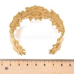 304 Stainless Steel Cuff Bangles for Women&nbsp;AJEW-P127-19G