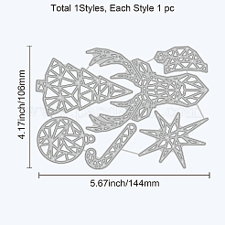 Carbon Steel Cutting Dies Stencils&nbsp;DIY-WH0309-429
