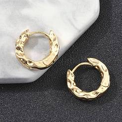Brass Hoop Earrings&nbsp;EJEW-D320-23G
