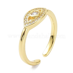 Evil Eye Real 18K Gold Plated Cuff Rings for Women Gift&nbsp;LS-ZIRC-C021-08G
