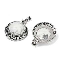 Natural & Synthetic Mixed Gemstone Half Round Pendants&nbsp;PALLOY-R159-01AS