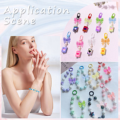 100Pcs Transparent Acrylic Beads&nbsp;TACR-SP0001-20