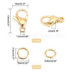 304 Stainless Steel Lobster Claw Clasps&nbsp;STAS-DC0002-24
