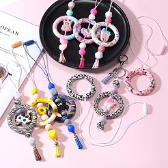 5Pcs Ring Food Grade Eco-Friendly Silicone Focal Beads&nbsp;JX893A