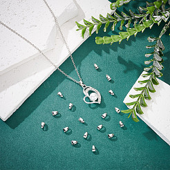 100Pcs Brass Snap on Bails&nbsp;KK-GO0001-87P
