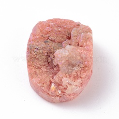 Electroplated Natural Dyed Quartz Beads&nbsp;G-I251-06