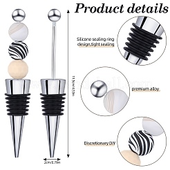 18Pcs Beadable Wine Stoppers&nbsp;FIND-SZ0003-57