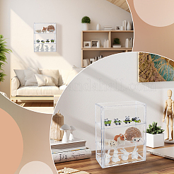 2-Tier Acrylic Display Cases for Cosmetics Holder&nbsp;ODIS-WH0078-71