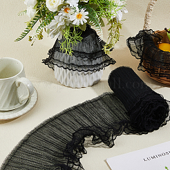 Polyester Lace Ribbon&nbsp;OCOR-WH0120-81A