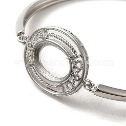 Brass Chain Bangle Making&nbsp;BJEW-B077-01B