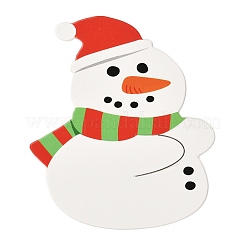 Christmas Theme Snowman Shape Paper Candy Lollipops Cards&nbsp;CDIS-I003-01