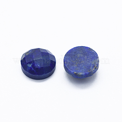 天然石ラピスラズリカボション  多面カット  半円  8x3.5~4mm&nbsp;G-O182-28A